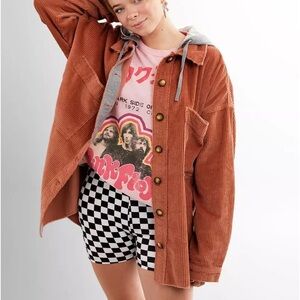 Women's Corduroy Jacket in Rust